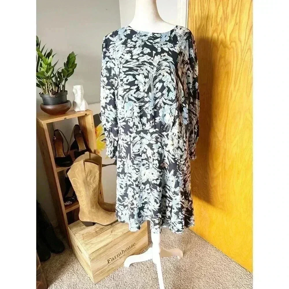 Reiss Annie Floral A-Line Dress - Picture 7 of 9